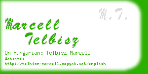 marcell telbisz business card